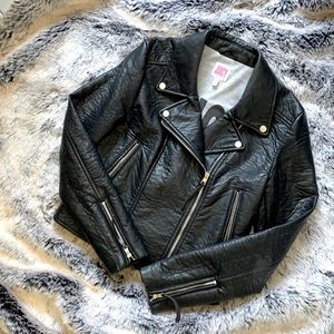JUICY by Juicy Co Black Motorcycle Jacket
